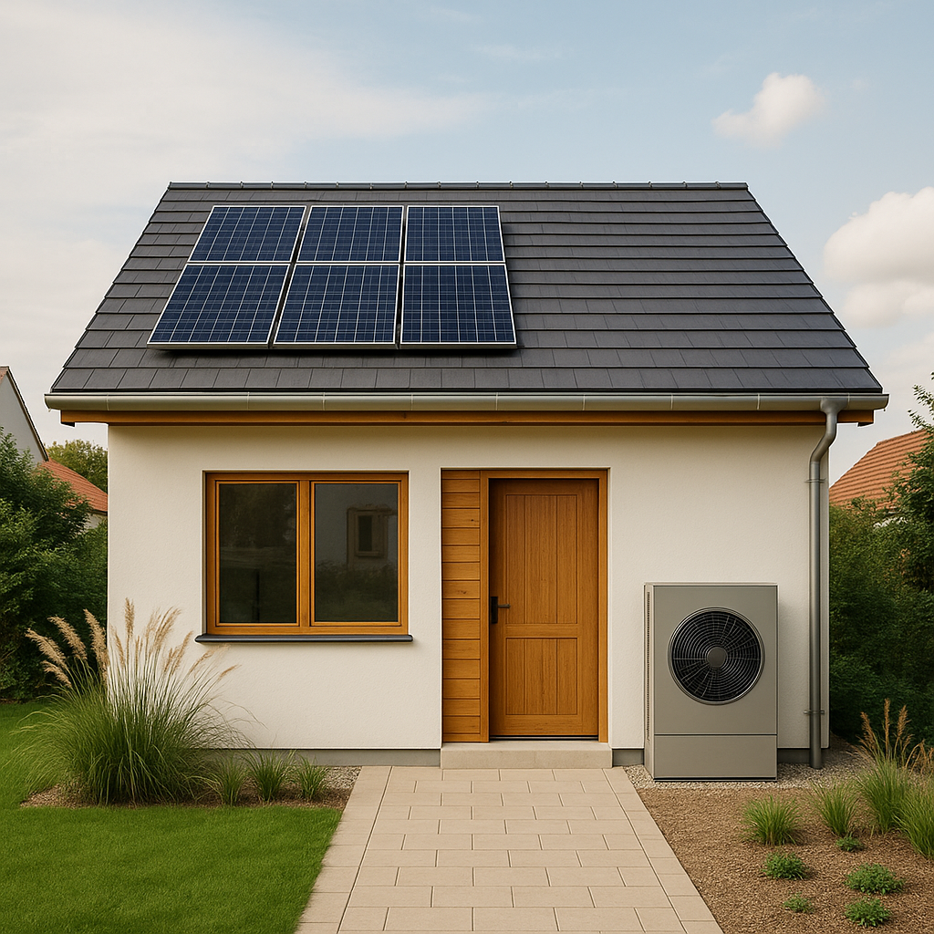 Exemplo de remodelação sustentável com janelas eficientes e iluminação LED