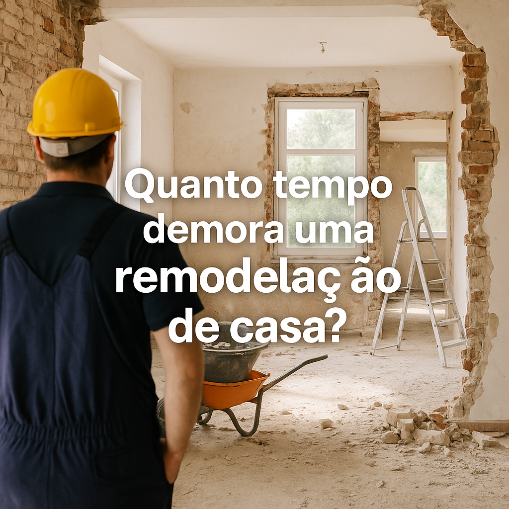Image sobre o tempo para remodelar uma casa