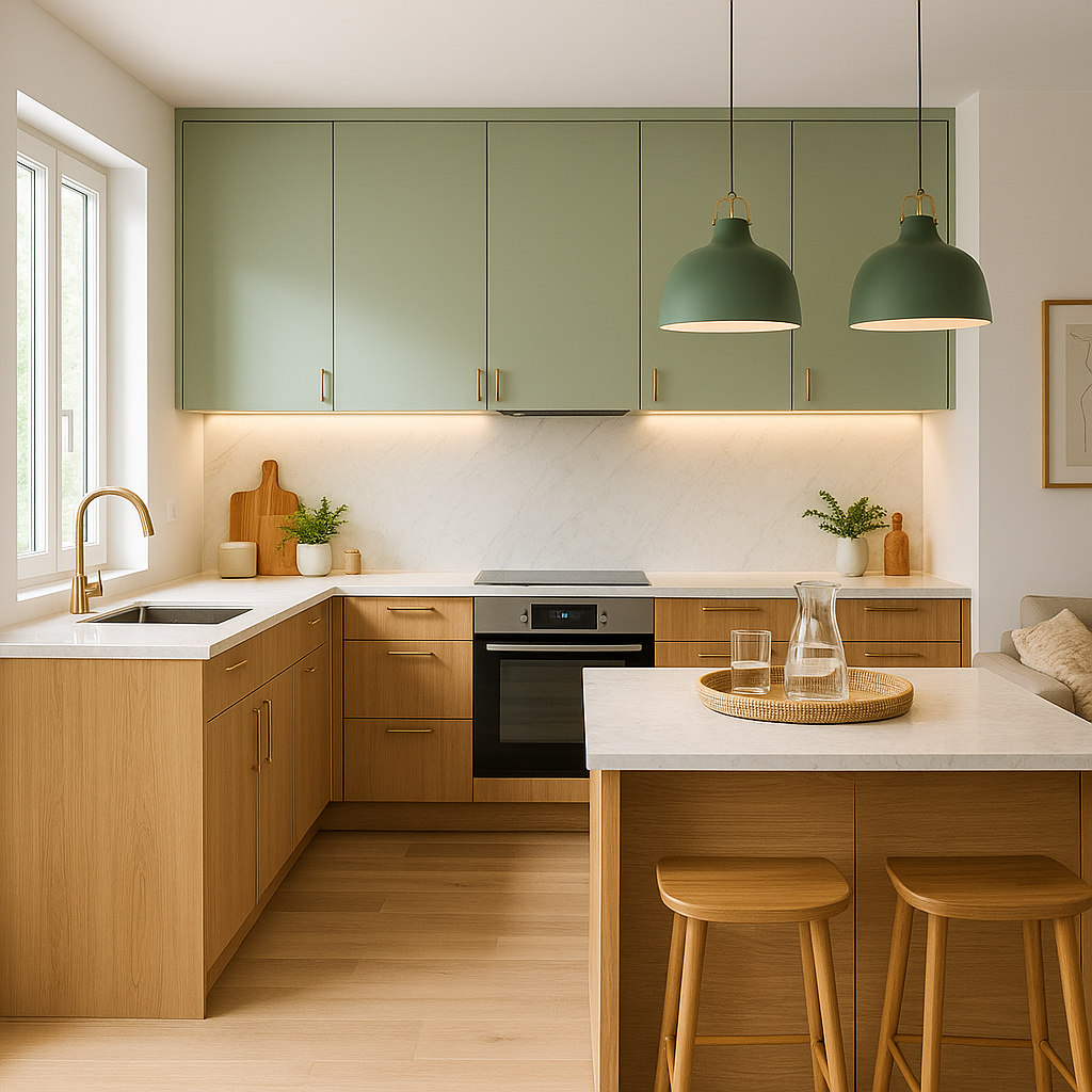 Cozinha moderna e nova