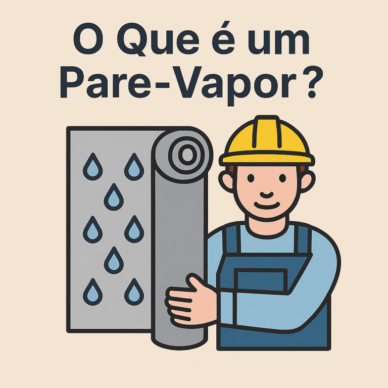Esta um professionnal da remodelaçao a mostrar um pare vapor