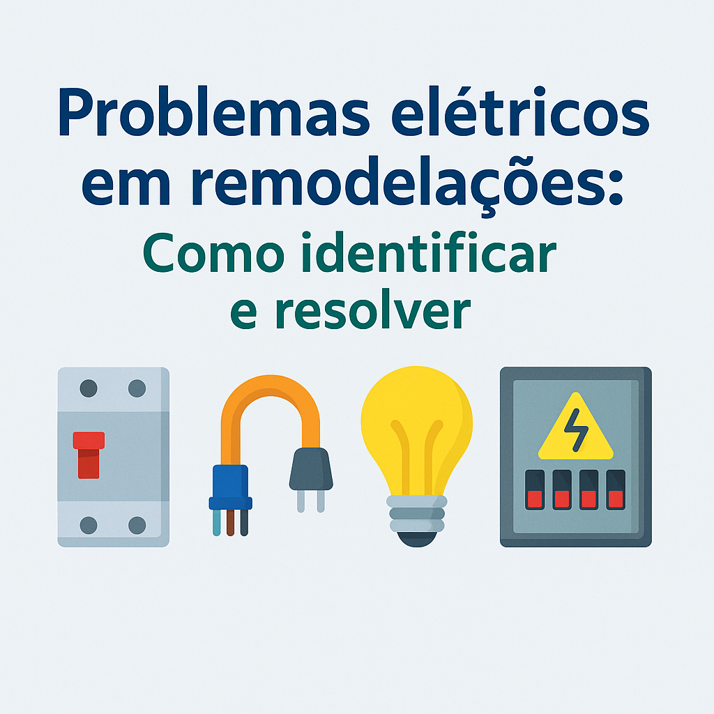 A imagem ilustra os problemas recurentes em remodelçao