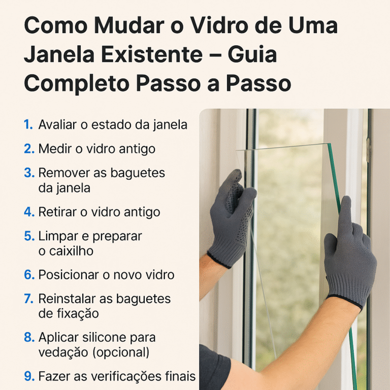 A imagem descreve o titulo do artigo, as etapas de como mudar a janela, a image de mudar a janela